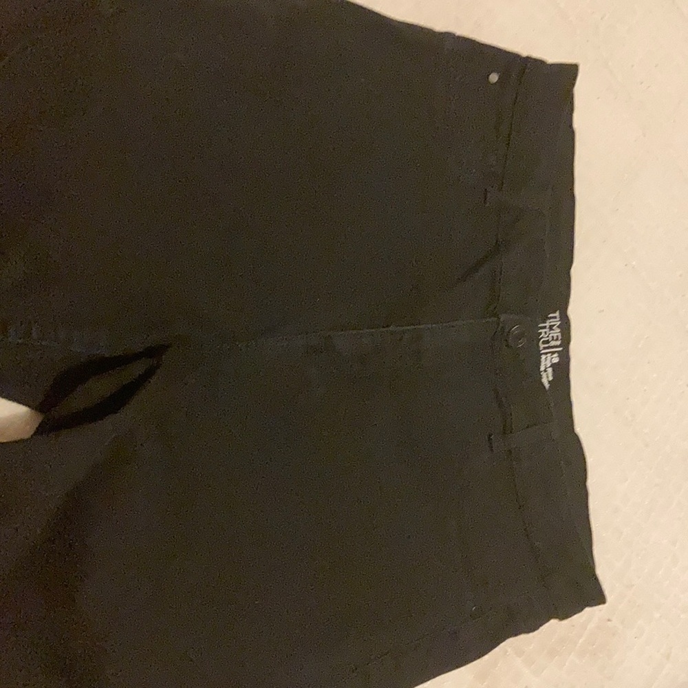 Theses are Time and TRU high rise ankle jegging